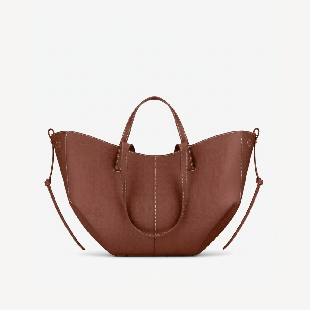 Lorance™ Sac Tote Stella - Cognac