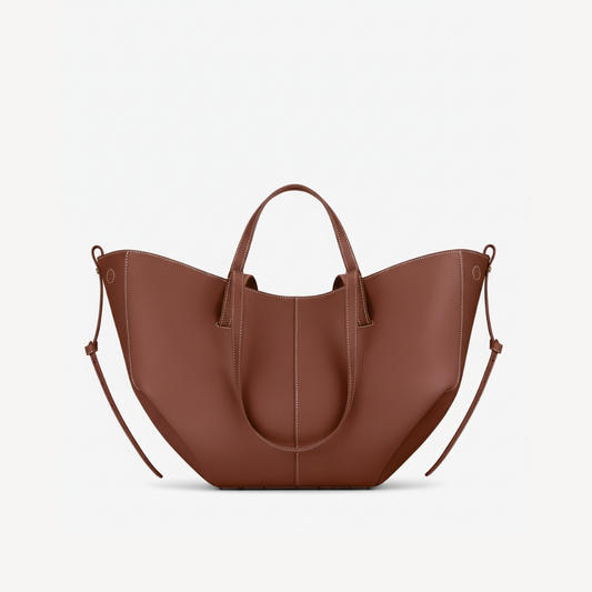 Lorance™ Sac Tote Stella - Cognac