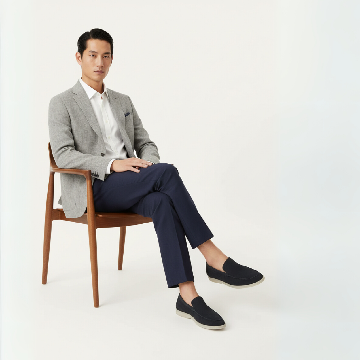 Lorance™ Mocassins Monaco - Bleu Nuit